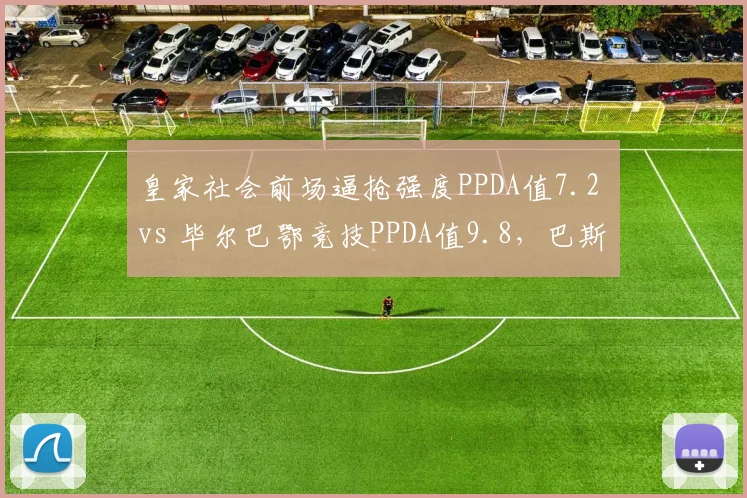 皇家社会前场逼抢强度PPDA值7.2 vs 毕尔巴鄂竞技PPDA值9.8，巴斯克德比压迫战术分化